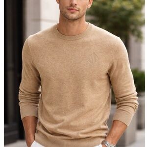 Polo by Ralph Lauren Men’s Crewneck Sweater in Camel